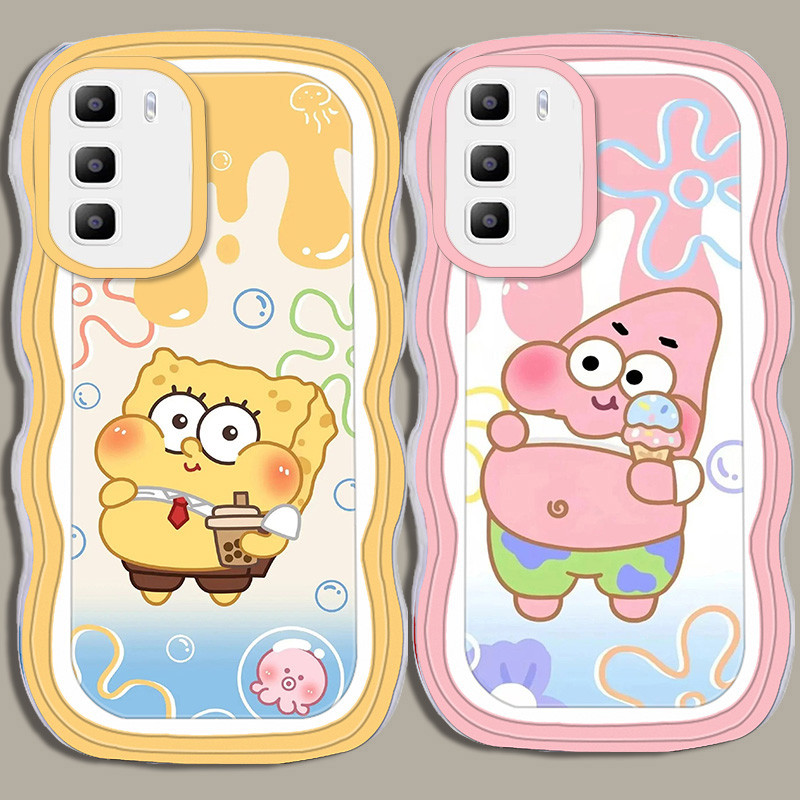 A-6 SpongeBob เคส TPU สําหรับ Realme C65 14X C71 C75 เคสใส