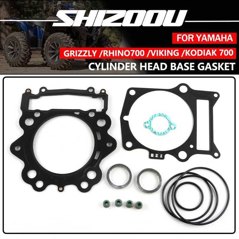 สำหรับปะเก็นฐานฝาสูบรถจักรยานยนต์ Yamaha Grizzly 700 Rhino 700 VIKIng YXM 700 KODIAK 700 YFM700