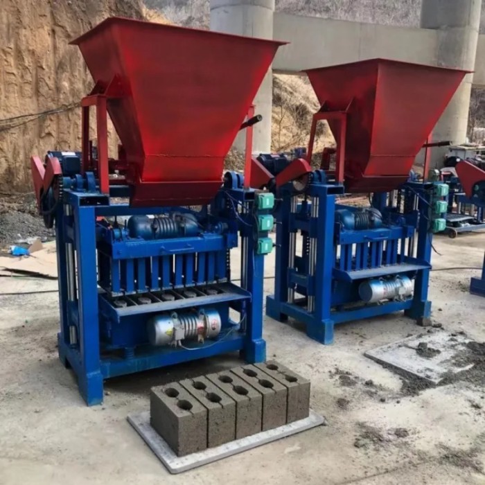 Small Mobile Cement Brick Making Machine Mobile Unburned Brick Making Machine Semi Automatic Brick