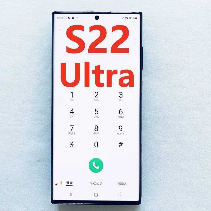 หน้าจอ SUPER AMOLED S908 LCD สำหรับ Samsung S22 Ultra S908B S908E พร้อมหน้าจอสัมผัสและกรอบ สำหรับ S2