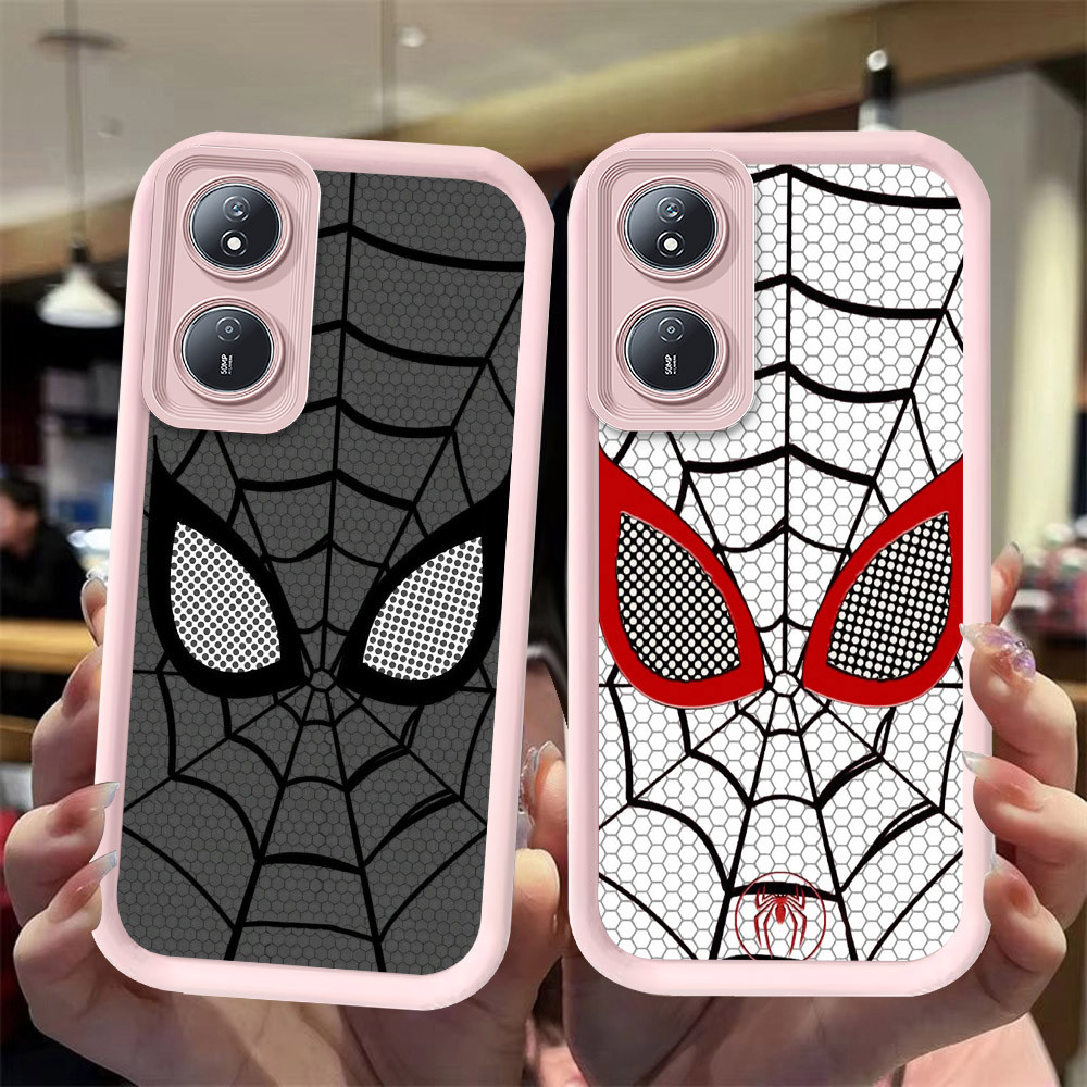 J-39 Spider-man ดำขาวชมพูเคสโทรศัพท์หรับ OPPO A98 Reno 8T A1 A1X A60 F23 A2X Pro 5G