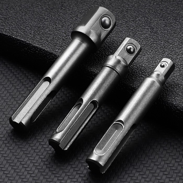3PC Electric Screw Screwdriver Adapter Adapter Rod Screwdriver Square Head Hexagonal Socket Extensi