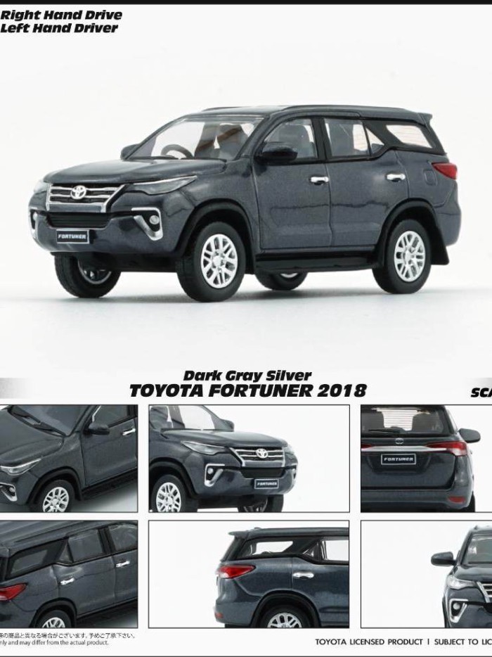 BMC Alloy 1 64 Toyota Fortuner 2018 SUV Through the Car Model Jewelry Out of Print Model