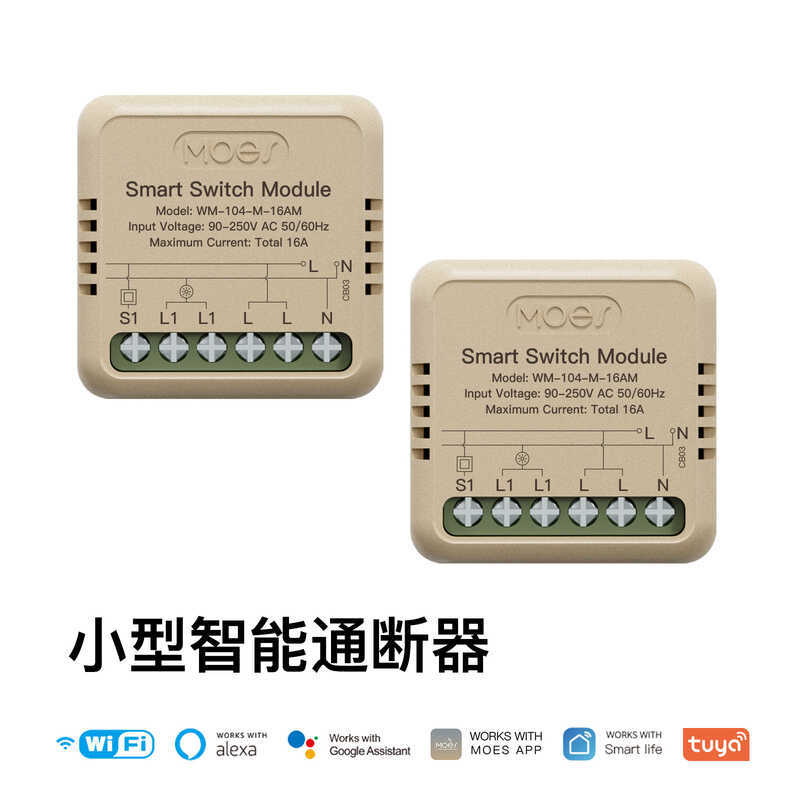 WiFi Graffiti Smart Home Switch แอปเปิด-ปิดขนาดเล็ก Timing alexa Voice Smart Switch Module