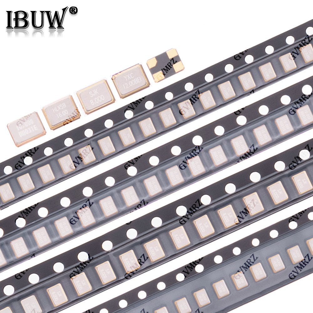 10PCS 32Mhz 40Mhz 48Mhz SMD 4P 3225 Passive คริสตัล osciler 8Mhz 16Mhz 20Mhz 24Mhz 25Mhz 26Mhz 27Mhz
