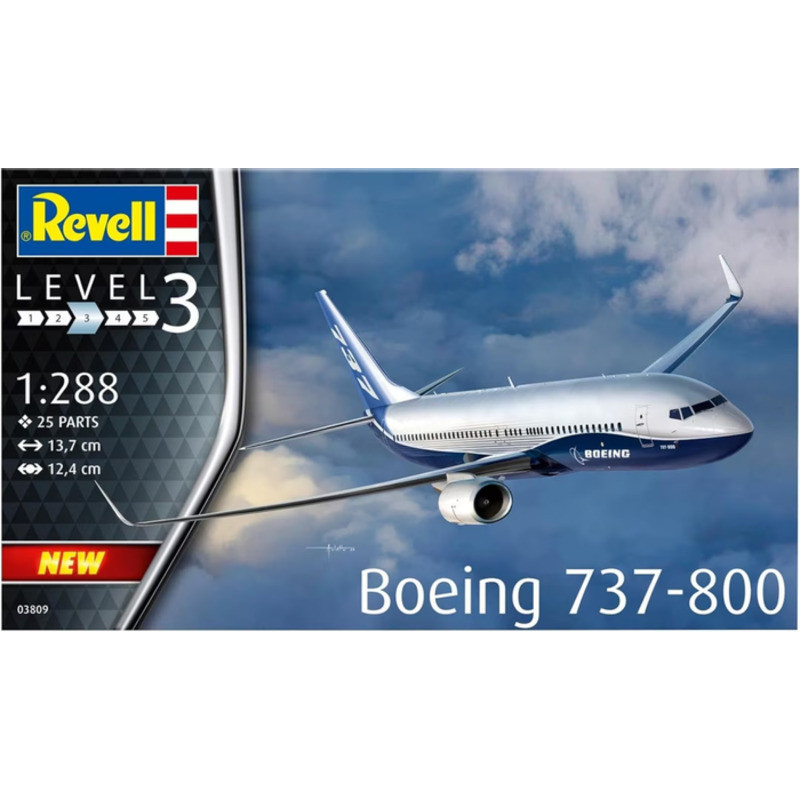Revell 03809 Boeing 737-800 1/288 Static model kit