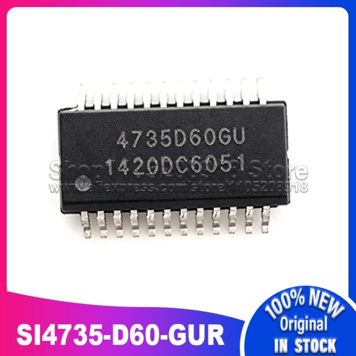 2PCS~50PCS/LOT 4735D60GU SI4735-D60-GUR SI4735-D60-GU SSOP24 100% New Spot stock