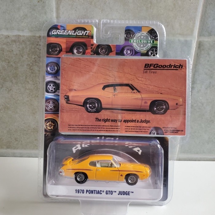 Greenlight 1/64 1970 pontiac gto pontiac gto Judge Limited Edition รถรุ่น