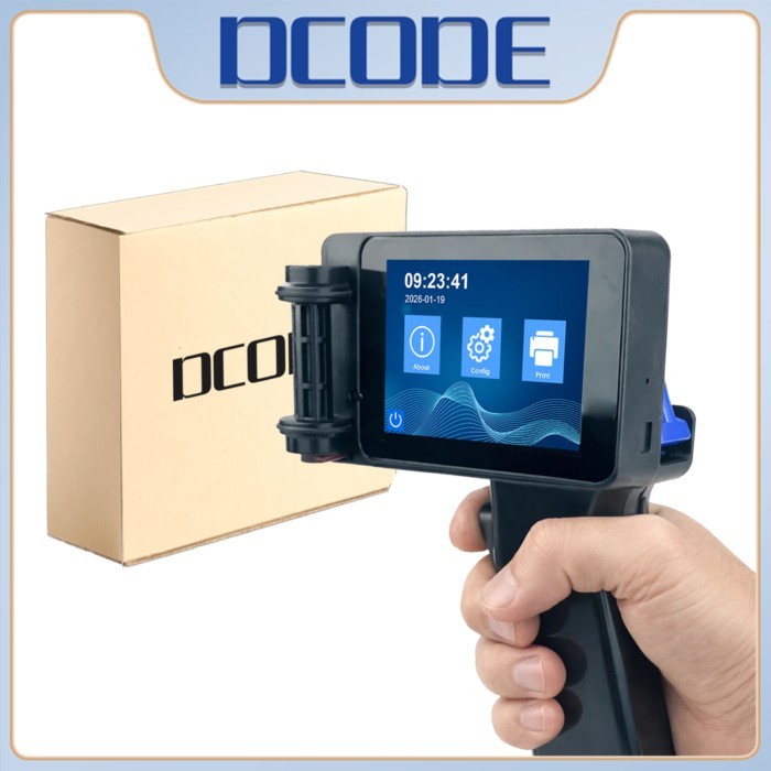 DCODE DC14 Mini Handheld Printer Portable Handheld Inkjet Printer Non-encrypted QR Barcode Image Lo