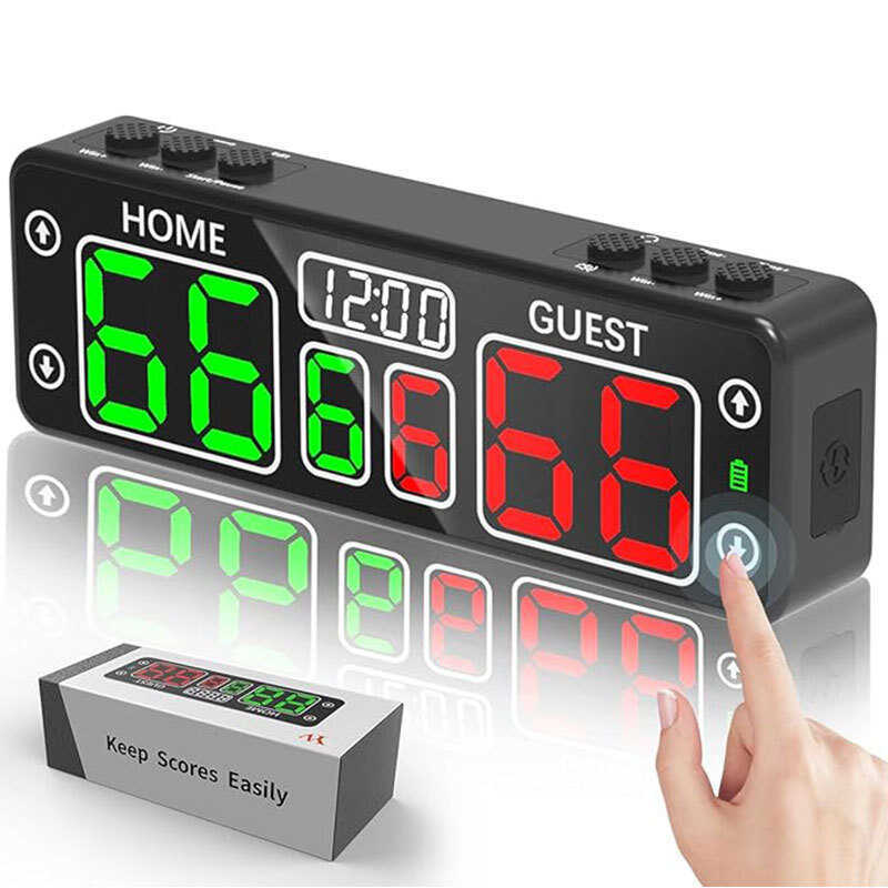 V30 Ball Touch Type เพิ่มเติม Minus Score Board พร้อมนับถอยหลังแบบพกพาชาร์จ Timer Board เกม Score Bo