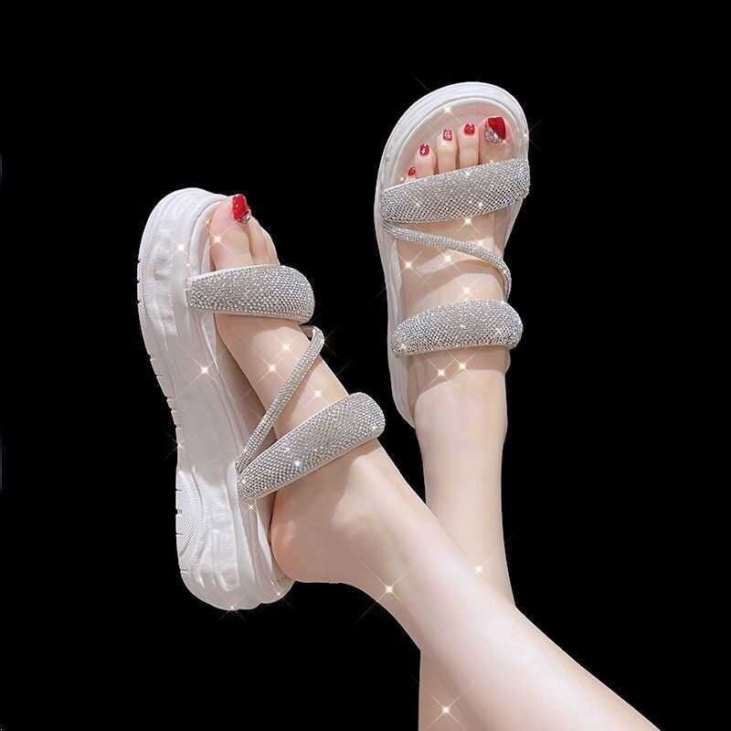 & French Rhinestone Fairy Style Slipper