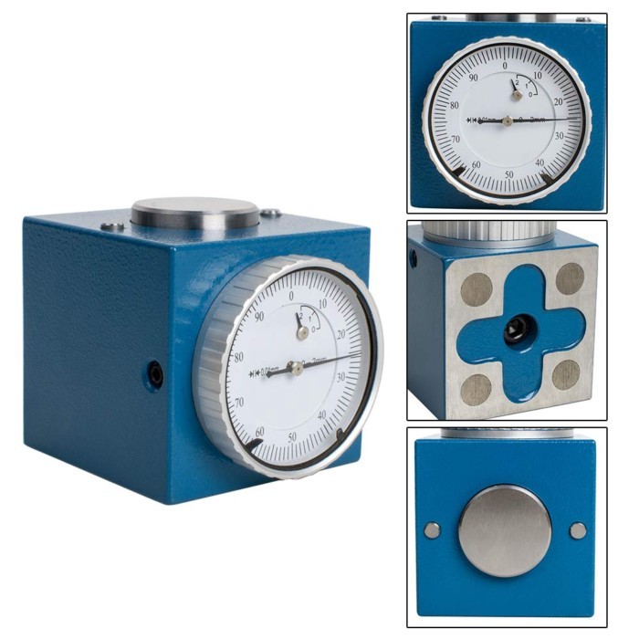 Metric Range 0-2mm Magnetic Z Axis Tool Dial Zero Pre Setter Gage Offset CNC Electronic Z-axis Zero
