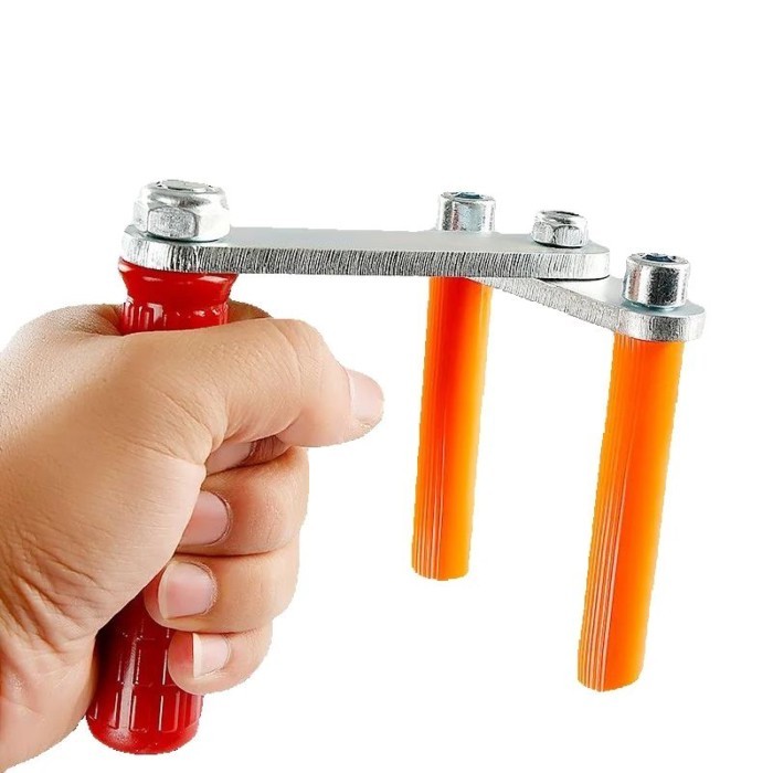 2Pcs Orange Black Multifunctional Gypsum Board Lift Plate Clamp Marble Door Window Glass Transport