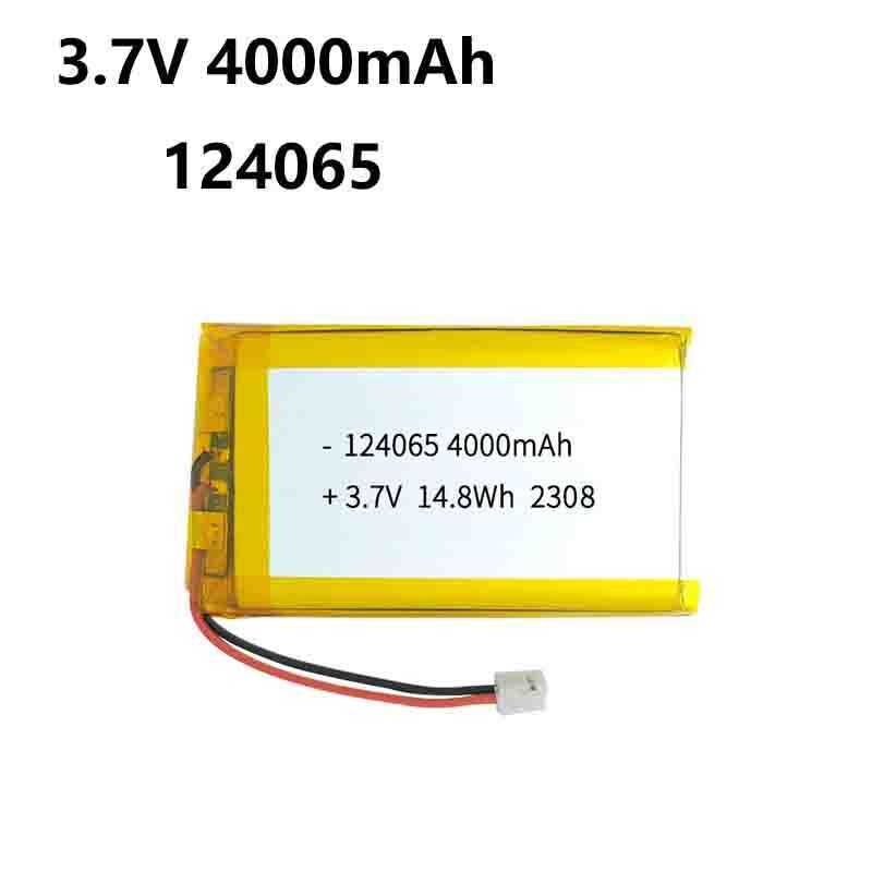 4065 Polymer Lithium Battery 2.0Mm 2Pin Plug Smart Lock Hand Warmers Tablet Camera Driving Recorder