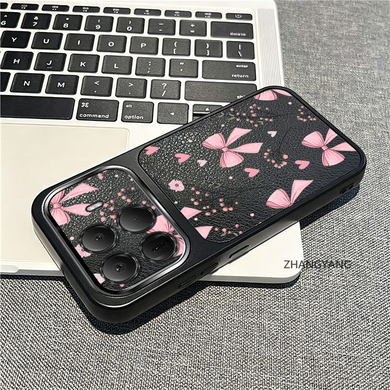 สําหรับ POCO F8 Ultra 5G F8 Pro 5G ใหม่หนังออกแบบหน้าต่างขนาดใหญ่ซิลิโคน anti drop เคสโทรศัพท์แบบนุ่