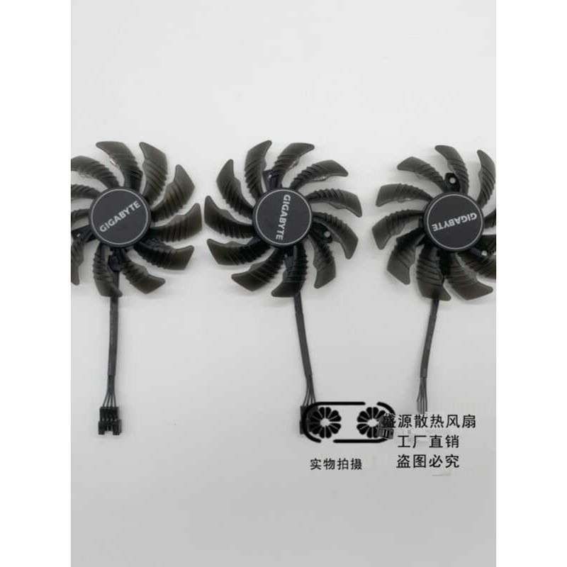 GIGABYTE/GIGABYTE RX5500XT 5600XT 5700XT 6600XT กราฟิกการ์ดพัดลมเงียบ 75MM