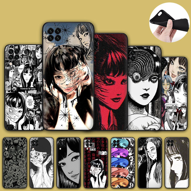 ซิลิโคนเคสโทรศัพท์ OPPO A77 A77S A57 5G A74 A76 A78 A58 5G A91 F15 518L junji ito