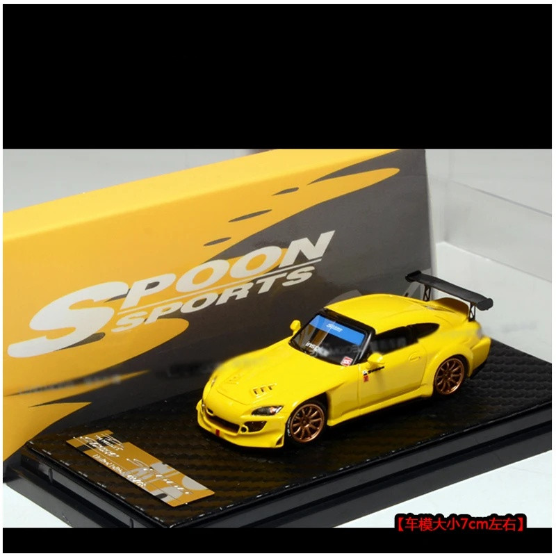 YM Model 1:64 Honda Civic S2000 Spoon Resin Limited edition รถจําลองรุ่น EG6