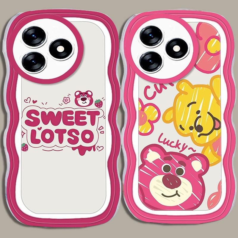 A-4 เคส TPU ล็อตโซ่หวานสําหรับ Tecno Pova 6 5 Neo 2 7 Pro 5G เคสใส