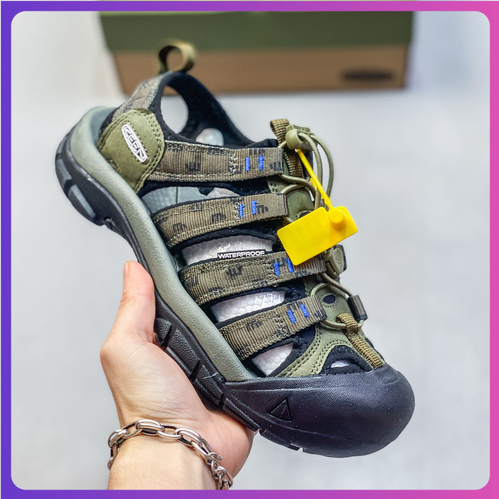 ที่ต้องการ❤ High-End Newport Retro Outdoor Anti-Collision Breathable Wear-Resistant River รองเท้า 4e