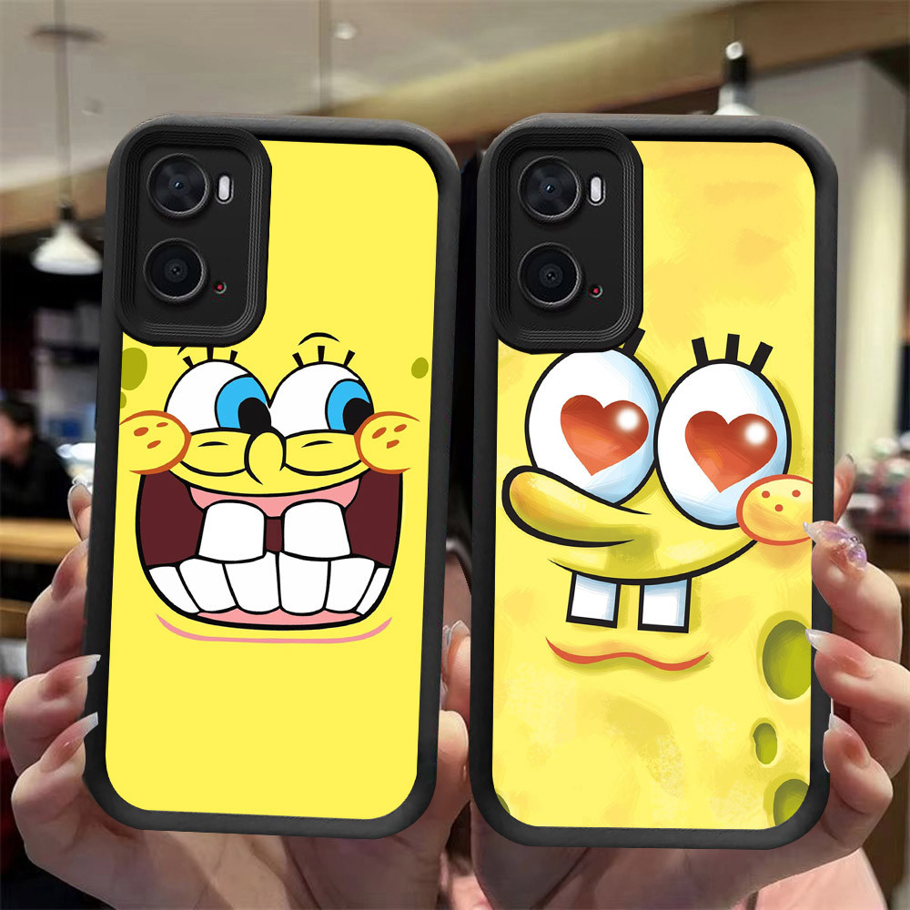 J-2 Spongebob ดำขาวชมพูเคสโทรศัพท์หรับ OPPO A57 A77S A57S A77 A56S A57E 5G
