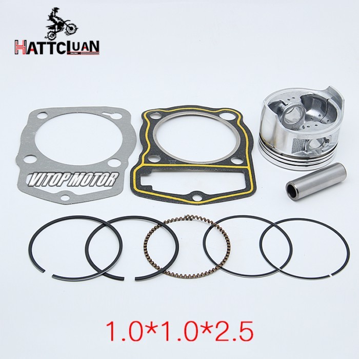 Fits for Honda ATC 200 XL200 ATC200 LONCIN 200 CB200 196CM3 200cc KBB Motorcycle Piston Assembly Ki