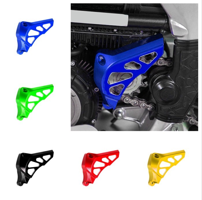 Aluminum Left Sprocket Guard Chain Guide Cover Electric Bike Accessories Ebike Electric Motorcycle