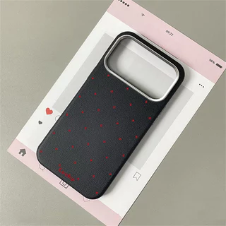 เคสไอโฟน17 สำหรับ IPhone 11 17 Air 15 13 16 12 Pro Max 15 14 16 Plus XR X XS SE 2 3 แฟชั่นนำโชค จุดแดง เนื้อหนัง ปกอ่อน