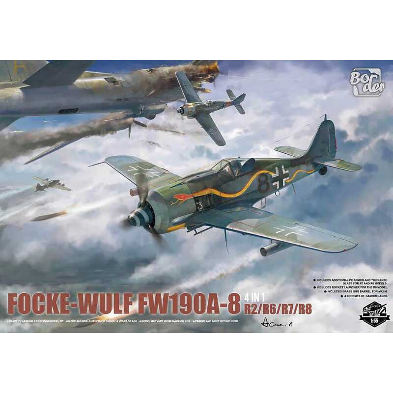 Border Model BF-009 Focke-Wulf FW190A-8 R2/R6/R7/R8 1/35 Static model kit