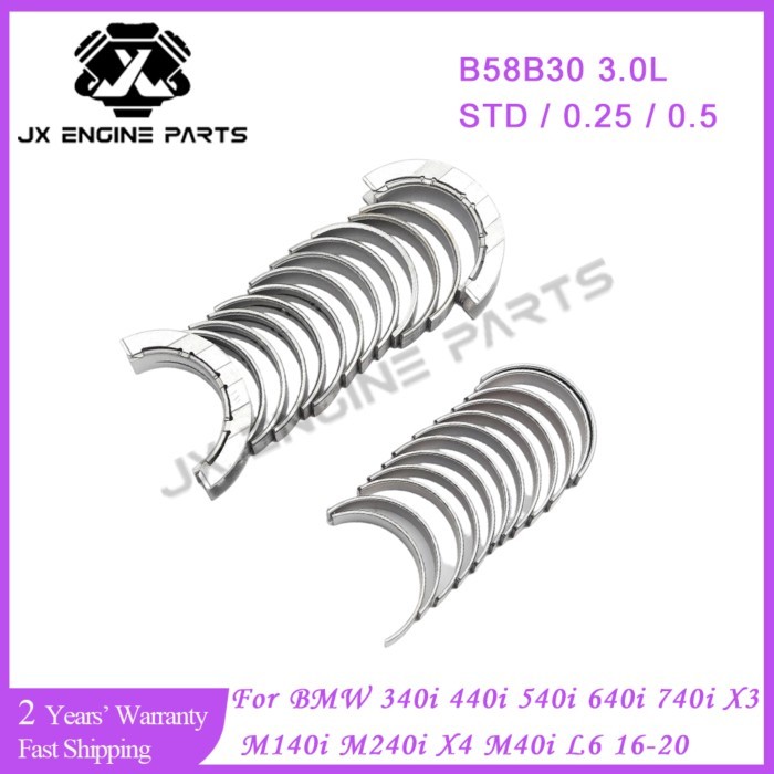 B58B30A Engine Crankshaft Main ConRod Bearing Set For BMW 3.0 3.0L 340i 440i 540i 640i 740i X3 M140