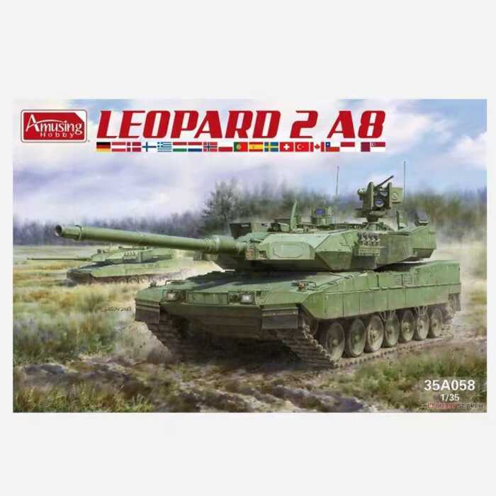 Amusing Hobby 35A058 Leopard 2 A8 1/35 Static model kit