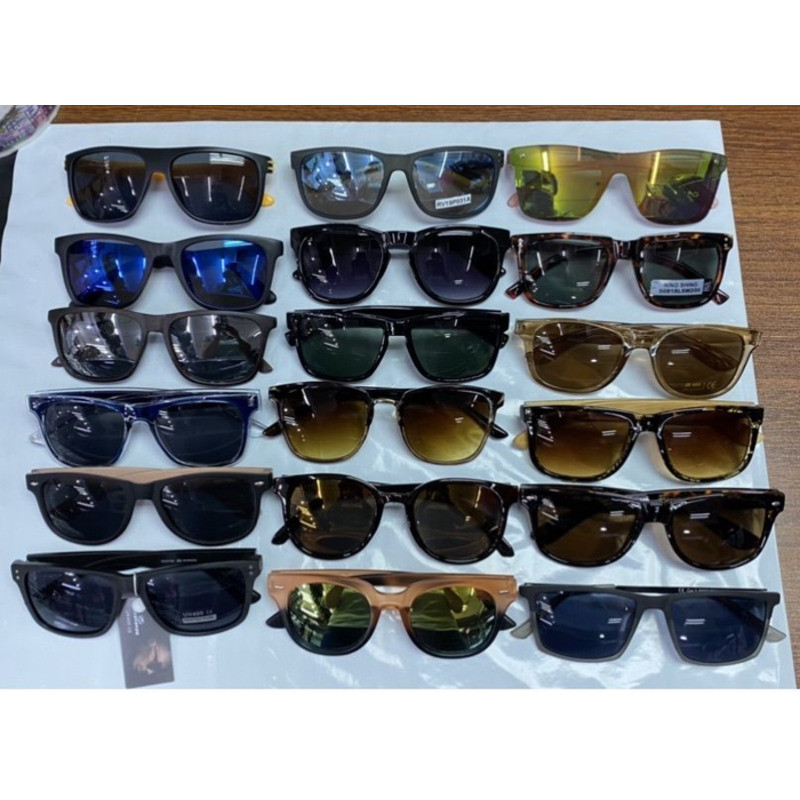 Sunglasses, Wholesale Price, 1 Dozen, 300 Baht, Assorted Styles And Patterns. 318