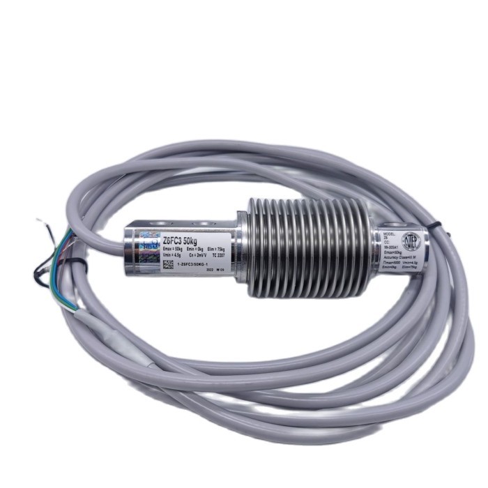 1-Z6FC3/100kg-1 10kg 20kg 50kg 200kg 500kg Stainless Steel Bellow Type Load Cell Sensor