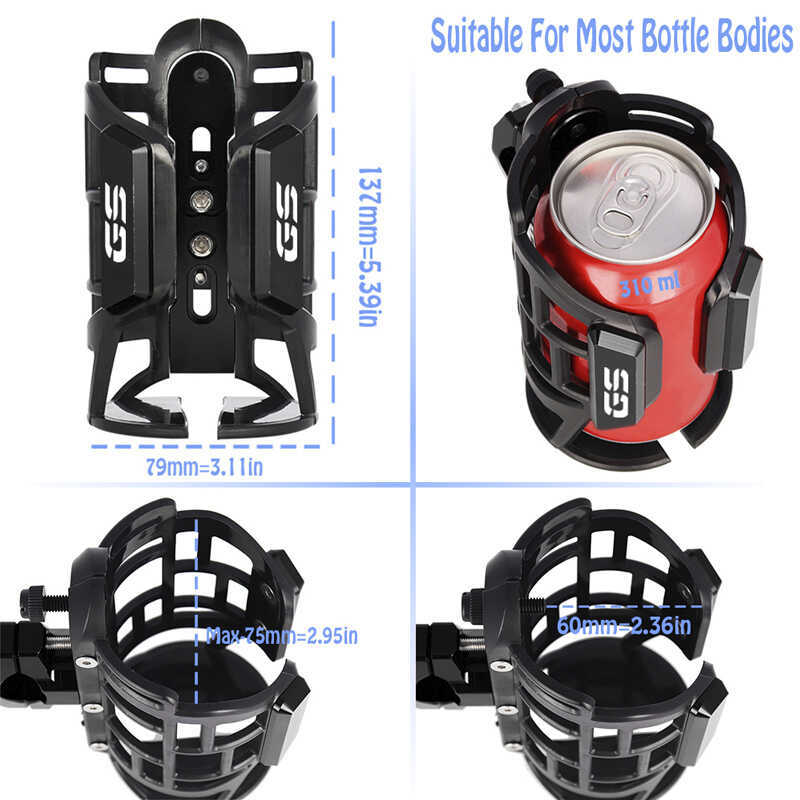 อุปกรณ์เสริมขวดน้ำสำหรับมอเตอร์ไซค์ BMW R1250gs R1200gs R1300gs R1250/R1200 GS 1250/1200 LC ADV F80