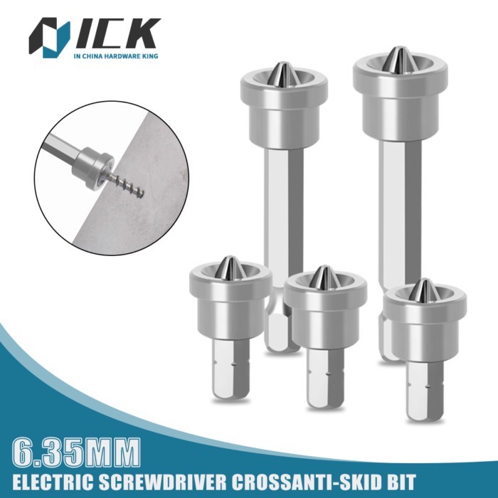 Hexagonal Handle Gypsum Board Woodworking Screw Positioning Bit Magnetic Cross Bits For Electric Sc