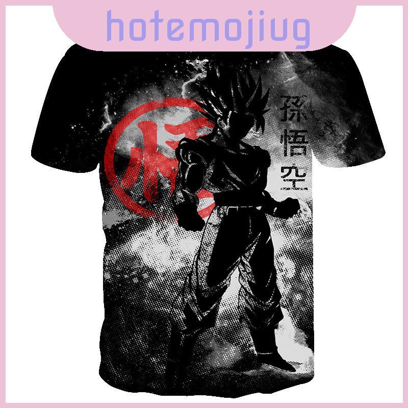 เสื้อยืด 3d ผู้ชายอเนกประสงค์พร้อม Dragon Ball Z Fighting Super Graphics Vegeta Saiyan