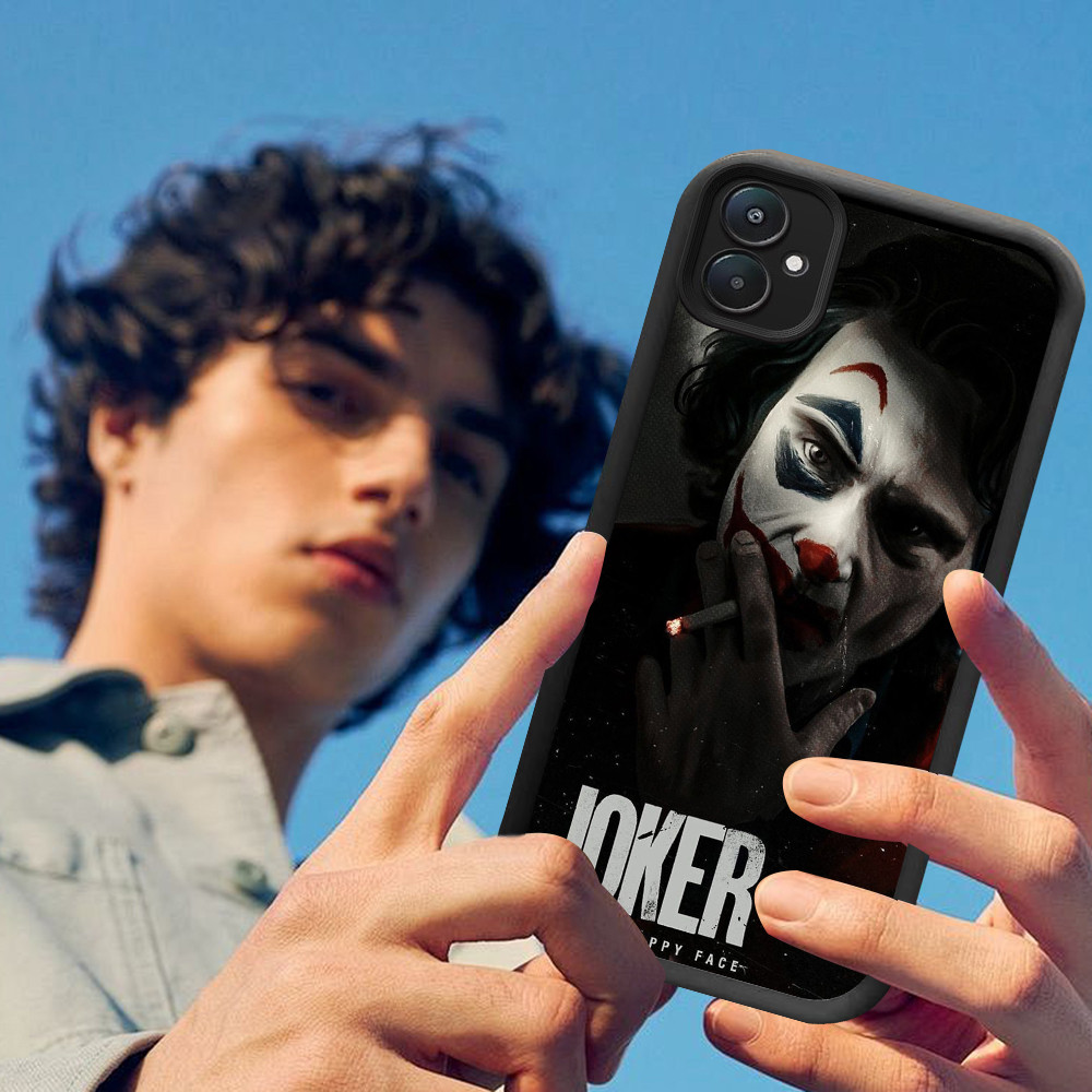 DE-31 Smile J-Joker เคสโทรศัพท์สําหรับ Xiaomi Redmi 9C 9T K60 A1 NFC 9A 8 A2 13C 6A Ultra
