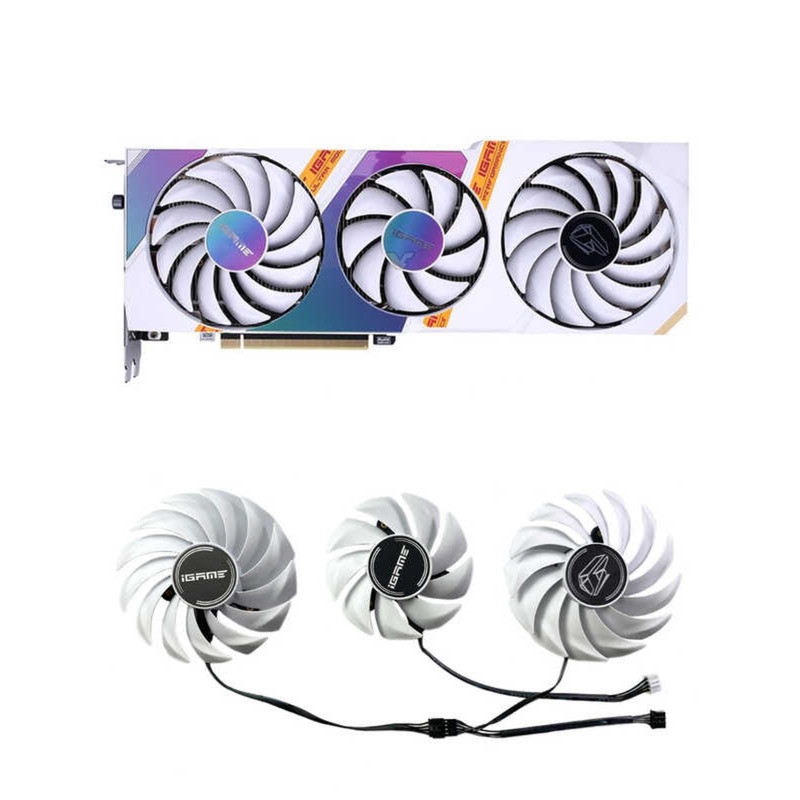 COLORFUL/七彩RTX3060 3060ti 3070ti 3080 iGame พัดลมการ์ดภายนอก