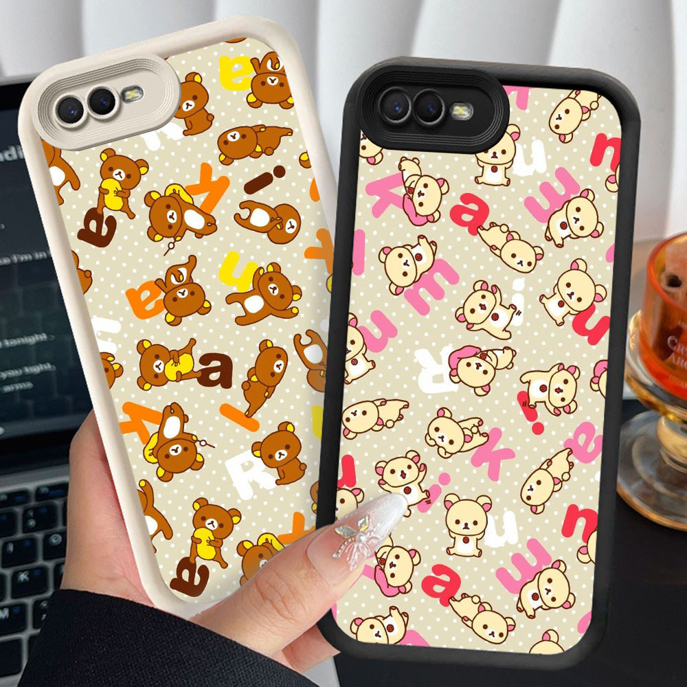 สําหรับRealme C2 C2s OPPO A5 A12E A37 A1K A39 A3S A83 2018 กรณีNR26 Rilakkuma