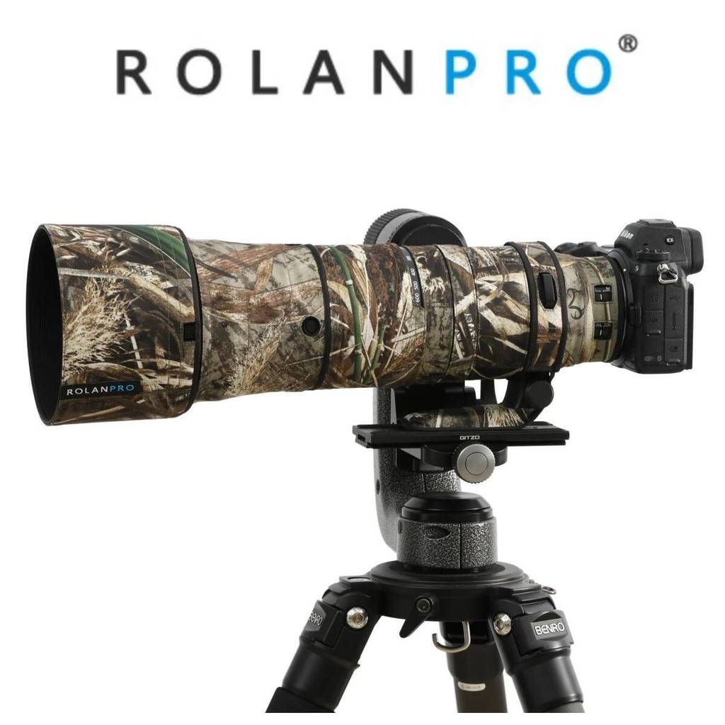 ROLANPRO เลนส์กันน้ํา Camouflage Coat สําหรับ Nikon Z 180-600 มม.F/5.6-6.3 VR เลนส์สําหรับ NIKKOR Z1