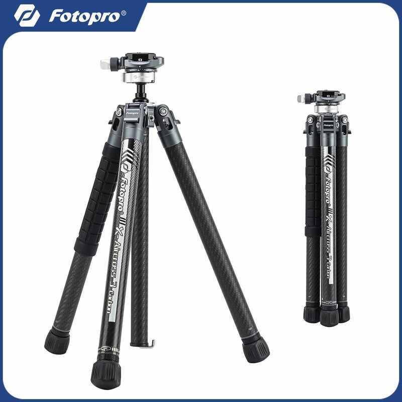Fotopro X-Aircross 3 Lite คาร์บอนไฟเบอร์ 1.7lbs Ultralight 62 นิ้วแบบพกพาขนาดกะทัดรัดขาตั้งกล้องสําห