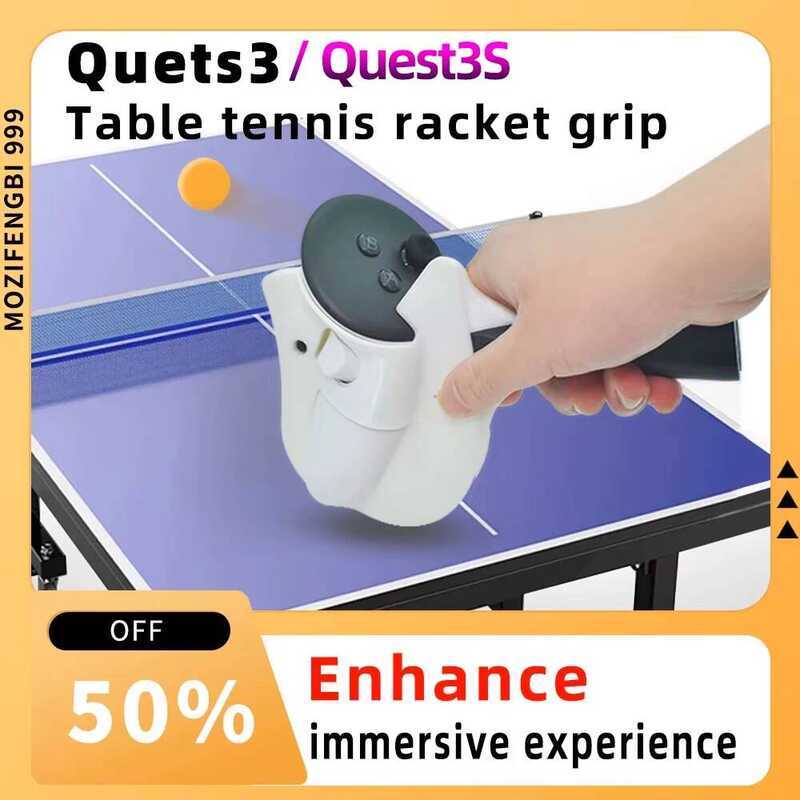 FOr Meta Quest3 /Quest3STable เทนนิส Racquet เกม Controller Quest3/ 3S Virtl Reality แว่นตา VR Acces