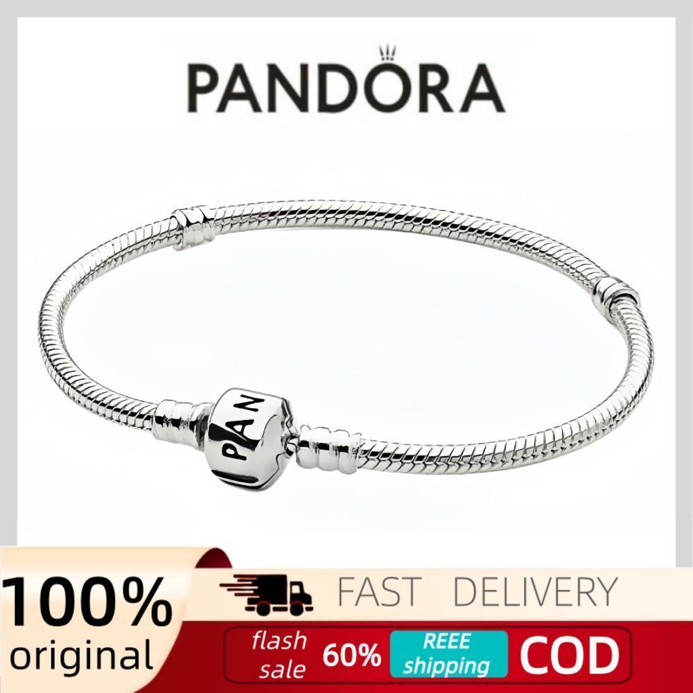 Pandora Silver Charm Bracelet - Sterling Silver