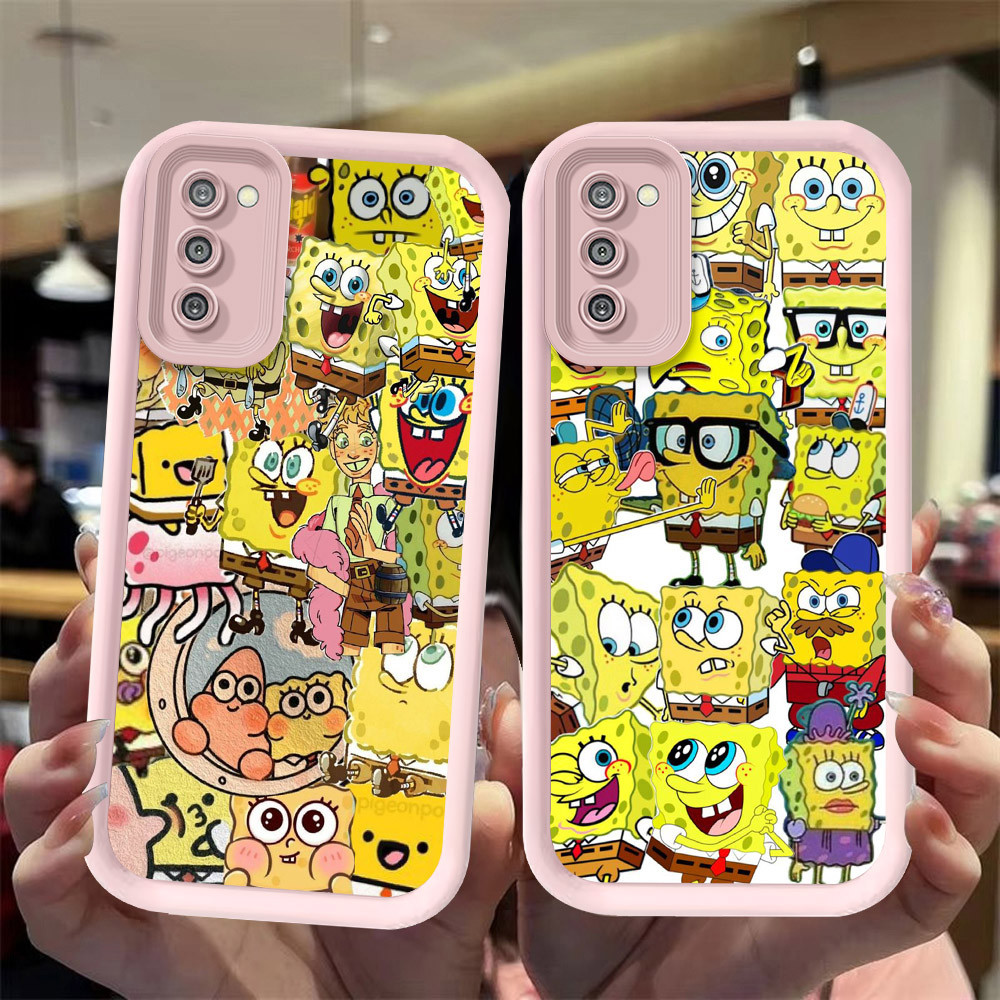 J-22 Spongebob ดำขาวชมพูเคสโทรศัพท์หรับ Xiaomi Redmi 15 POCO M3 9T 9A 5G