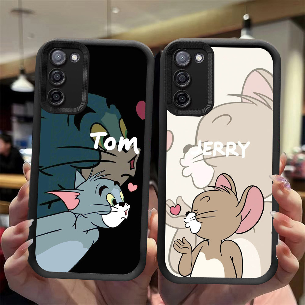 J-6 Love Couple ดำขาวชมพูเคสโทรศัพท์หรับ Xiaomi Redmi 15 POCO M3 9T 9A 5G