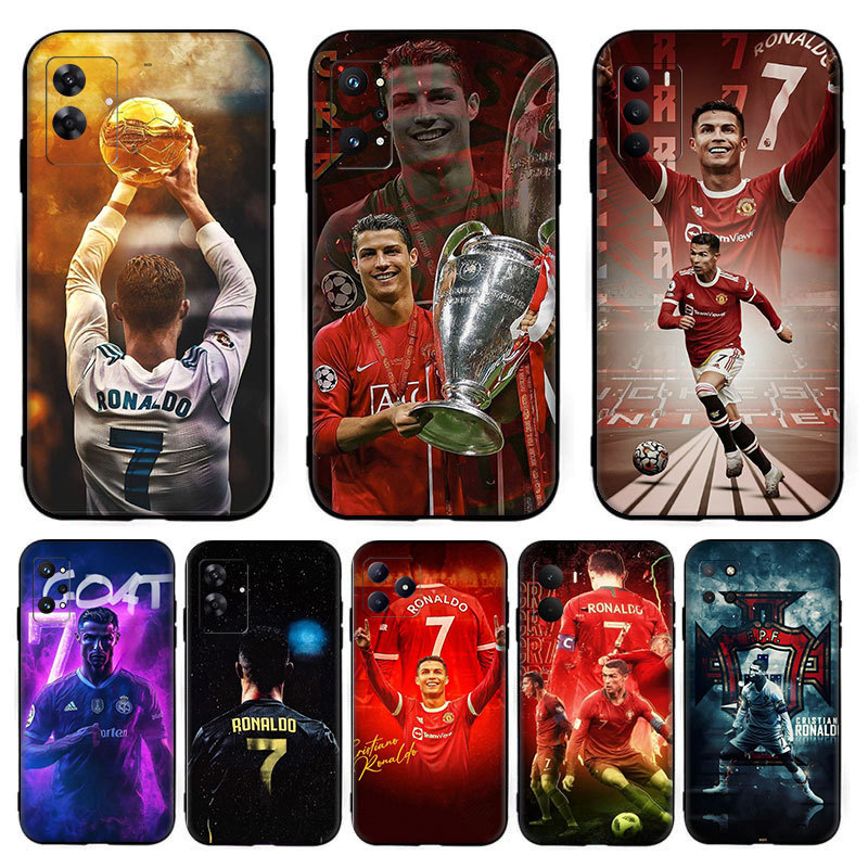 Ronaldo CR7 ฟุตบอลดาว ^ M3 สําหรับ Realme 3 Pro 5i 5 s 8 Pro Q 6i 7i ความเข้ากันได้ TPU เคสโทรศัพท์ 
