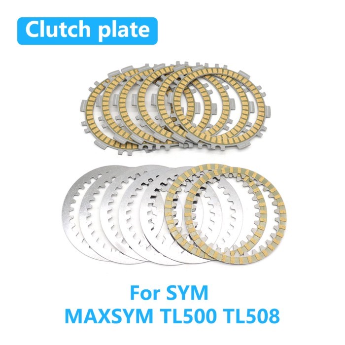 For SYM MAXSYM TL500 TL508 TL 500 TL 508 For Kymco AK550 AK 550 Motorcycle Clutch Friction Disc Ste