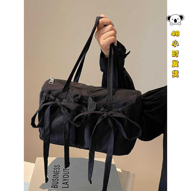 X 53476 Bow Nylon Commuter Tote Bag Bow Nylon Commuter Tote Bag