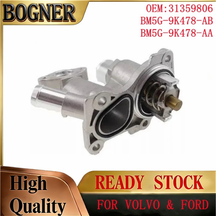90 Engine Coolant Thermostat 31359806 BM5G-9K478-AB BM5G-9K478-AA For Ford C-MAX FIESTA FOCUS GALAX