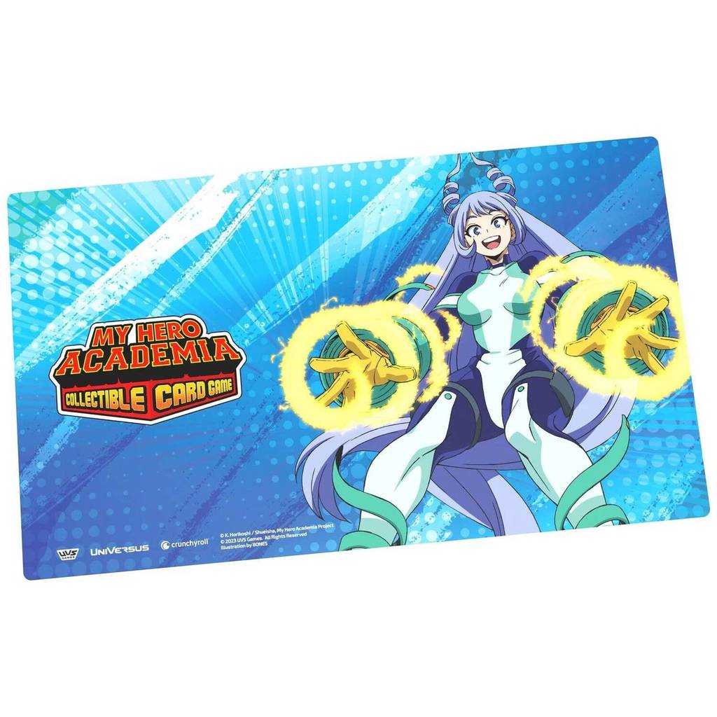 My Hero Academia Ccg : Nejire Hado Playmat Battle Game Stitching Edges Mousepad